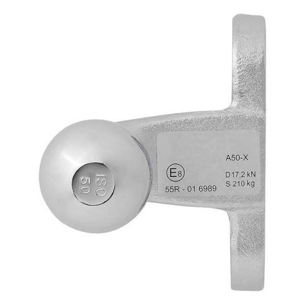 Boule d'attelage argent équerre | ProPlus | Tête & Boule Attelage