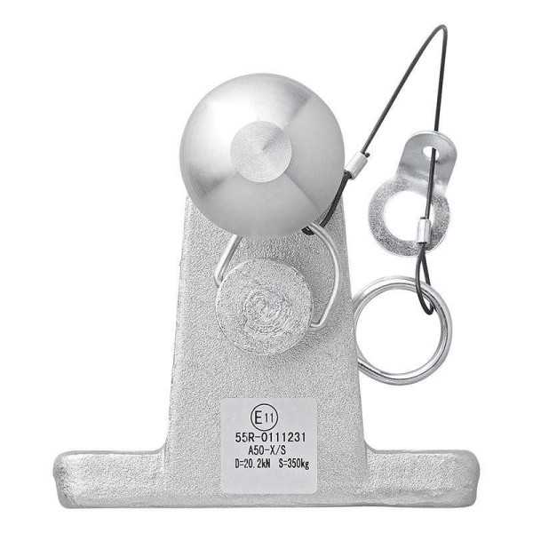 Boule d'attelage argent mixte double trous D20,2 S350 | ProPlus | T...