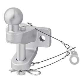 Boule d'attelage argent mixte double trous D21 S350