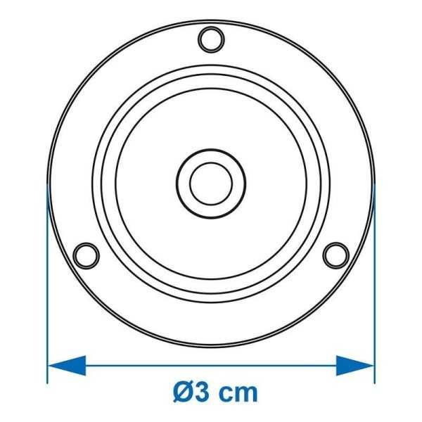 Croisillon niveau à bulle ronde | ProPlus | Niveau a bulle
