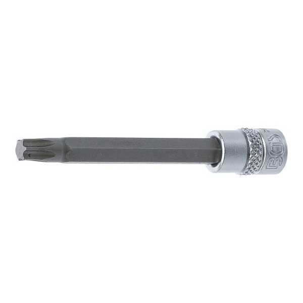 Douille Ã  embouts longueur 75 mm 6 3 mm 1/4" profil T pour Torx T35