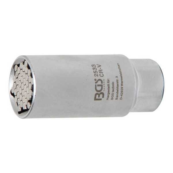 Douille universelle 10 mm 3/8" 9 21 mm