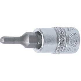 Douille Ã  embouts 6 3 mm 1/4" six pans intÃ©rieurs 3 mm