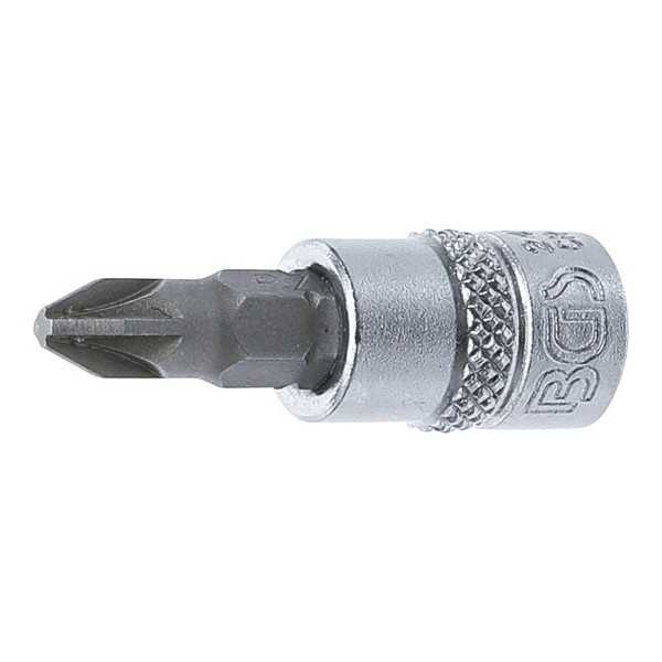 Douille Ã  embouts 6 3 mm 1/4" cruciforme PZ2