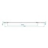 Câble de frein 1530 1740mm cloche 22mm convient pour Knott Schlegl ...