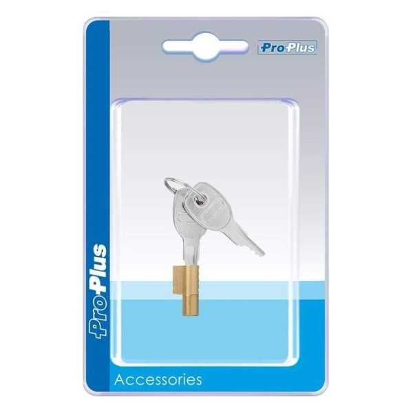 Serrure Ã  clÃ© pour tÃªte d'attelage dans blister