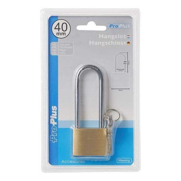 Cadenas 40mm avec anse longe 75mm | ProPlus | Cadenas & Boite Outil