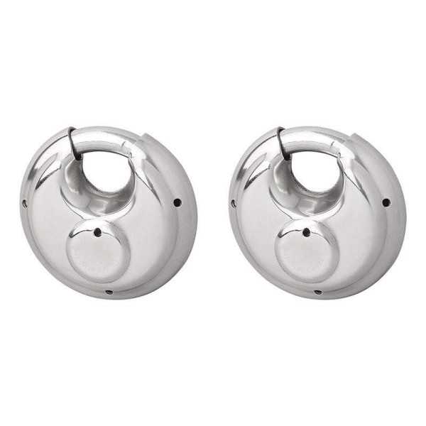 Cadenas à disque 70mm 2 pièces assortie de même façon dans blister ...