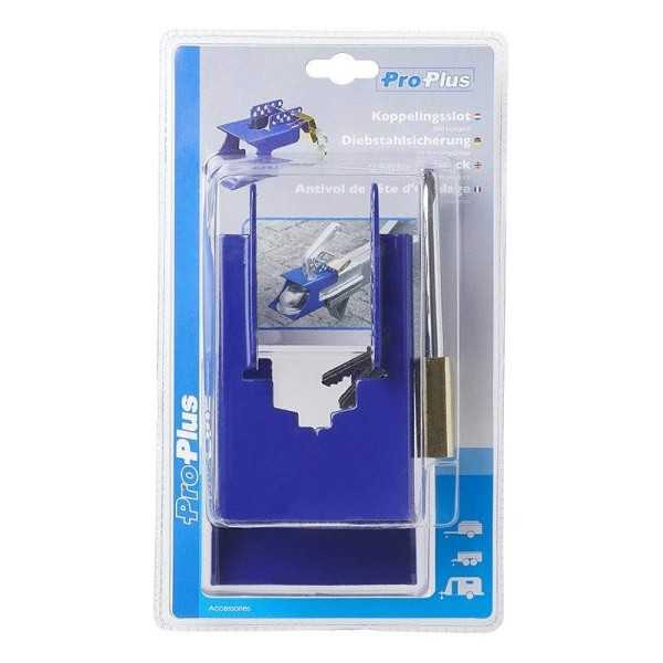 Antivol tête d'attelage avec cadenas dans blister | ProPlus | Acces...