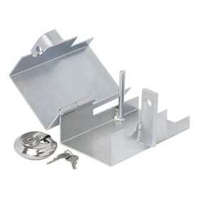 Antivol tête d'attelage pliable avec cadenas à disque | ProPlus | A...