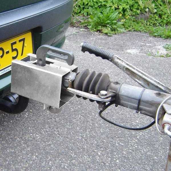 Antivol tête d'attelage pliable avec cadenas à disque | ProPlus | A...