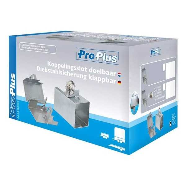 Antivol tête d'attelage pliable avec cadenas à disque | ProPlus | A...