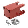 Antivol tête d'attelage 110x110mm avec cadenas à disque PM | ProPlu...