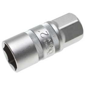 Douille de bougie Ã  aimant six pans 12 5 mm 1/2" 21 mm