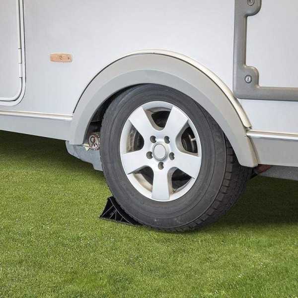 Cale de roue plastique noir incl. support | ProPlus | Cale Roue