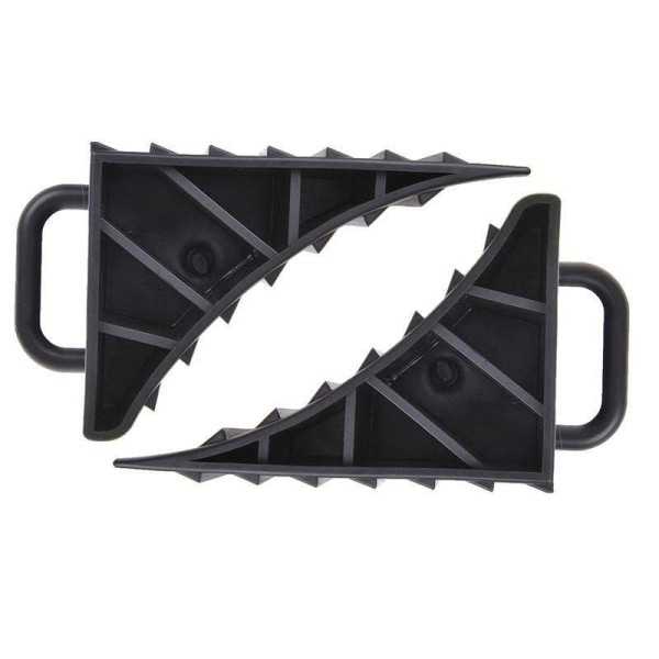 Cale de roue plastique avec poignée jeu de 2 pièces |  | Cale Roue