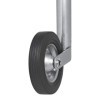 Roue jockey 48mm jante métal avec pneu caoutchouc 200x50mm | ProPlu...
