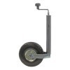 Roue jockey 48mm jante mÃ©tal avec pneu PU 260x85mm