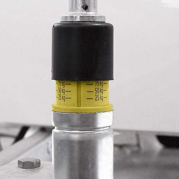 Roue jockey 48mm avec indicateur de poids | ProPlus | Roue Jockey