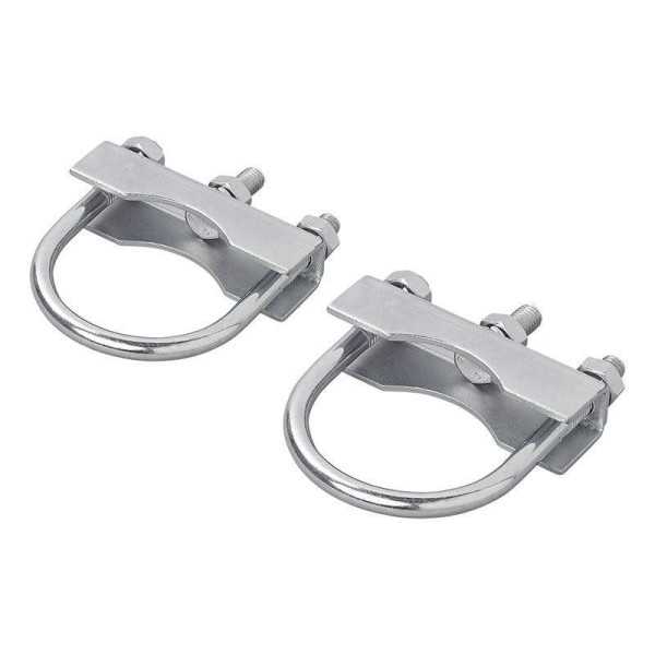 Etrier de fixation en U ronde 60 70mm pour collier roue jockey lot ...