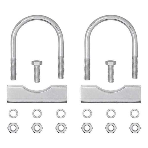 Etrier de fixation en U ronde 60 70mm pour collier roue jockey lot ...