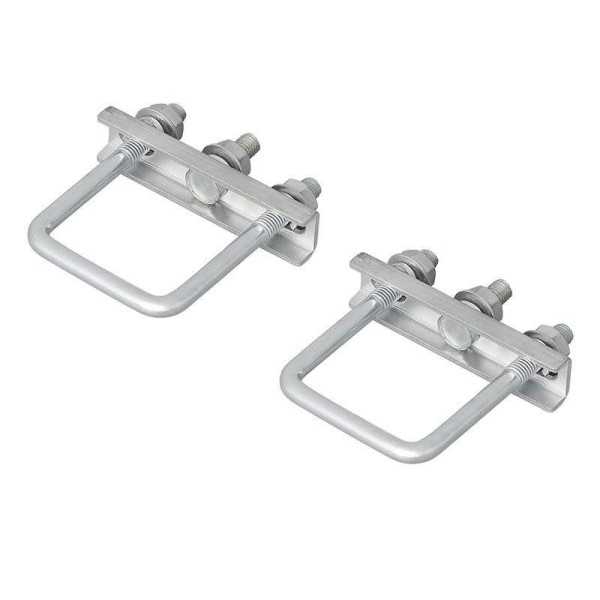 Etrier de fixation en U carré 60mm pour collier roue jockey lot de ...