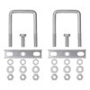 Etrier de fixation en U carré 60mm pour collier roue jockey lot de ...