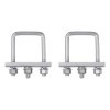 Etrier de fixation en U carré 60mm pour collier roue jockey lot de ...