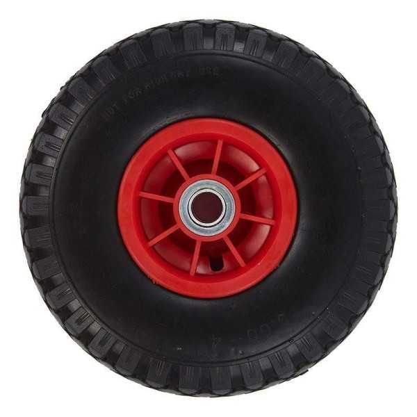 Roulette roue jockey jante plastique avec pneu PU 260x85mm