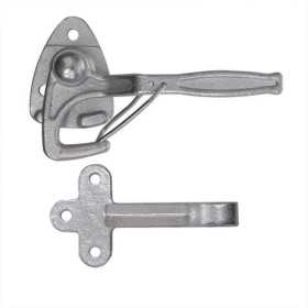 Fermeture crochet no.0 droite 140mm avec oeillet à visser dans blis...