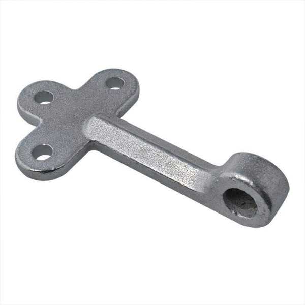 Fermeture crochet no.0 droite 140mm avec oeillet à visser dans blis...