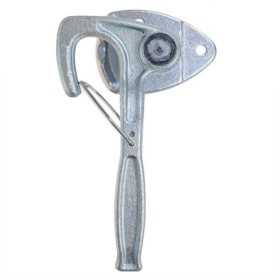 Fermeture crochet no.1 droite 170mm avec oeillet à visser | ProPlus...