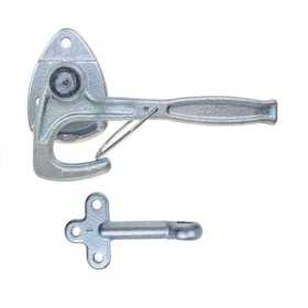 Fermeture crochet no.1 droite 170mm avec oeillet à visser dans blis...