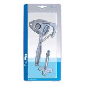 Fermeture crochet no.1 gauche 170mm avec oeillet Ã  visser dans blister