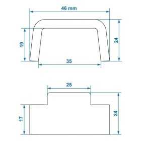Gache pour fermeture Tico | ProPlus | Charnière & Serrure