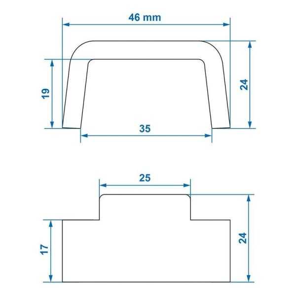 Gache pour fermeture Tico dans blister | ProPlus | Charnière & Serrure