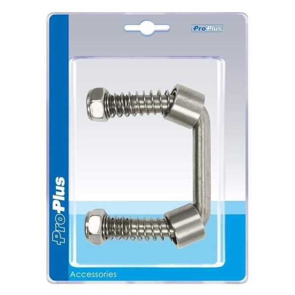 Bride d'arrimage escamotable avec ressort dans blister