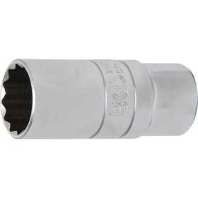Douille de bougie Ã  retenue en caoutchouc douze pans 12 5 mm 1/2" 21 mm