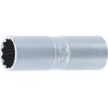 Douille de bougie Ã  retenue en caoutchouc douze pans 12 5 mm 1/2" 16 mm