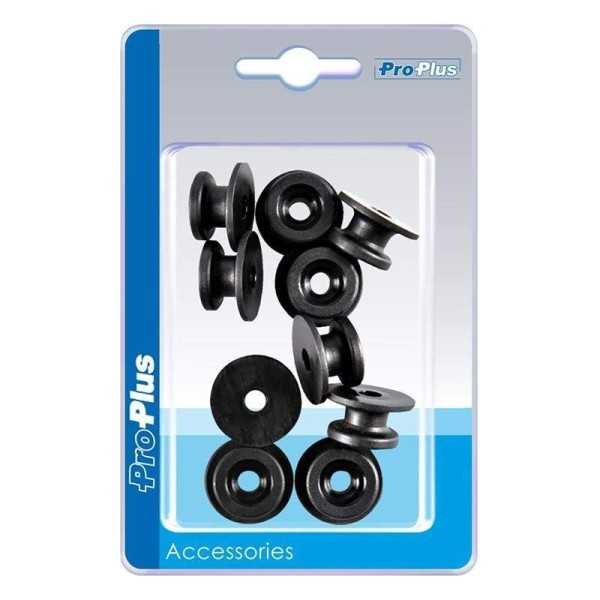 Poulie de bÃ¢che ronde plastique 10 piÃ¨ces dans blister