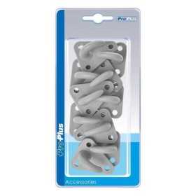 Crochet plastique pour corde 45x39mm 10 piÃ¨ces dans blister