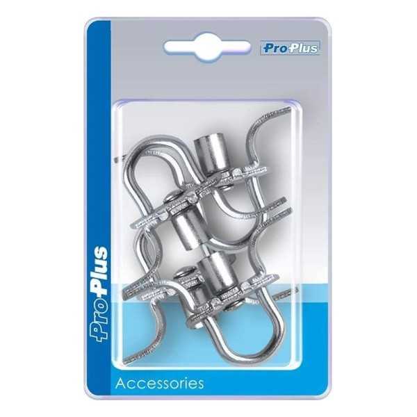 Pontet ronde avec ressort 27mm 4 piÃ¨ces dans blister