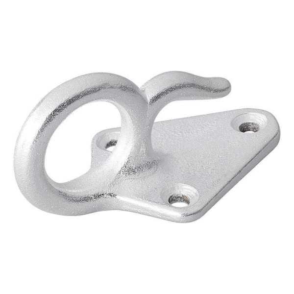 Crochet métal pour corde avec un oeil modèle 2 5 pièces dans bliste...