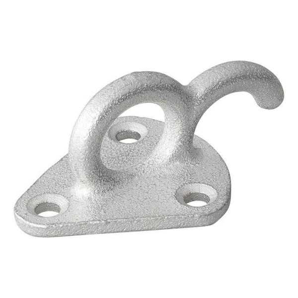 Crochet métal pour corde avec un oeil 70x45mm 5 pièces dans blister...