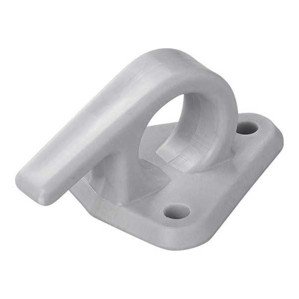 Crochet plastique pour corde avec un oeil 48x45mm 5 pièces dans bli...