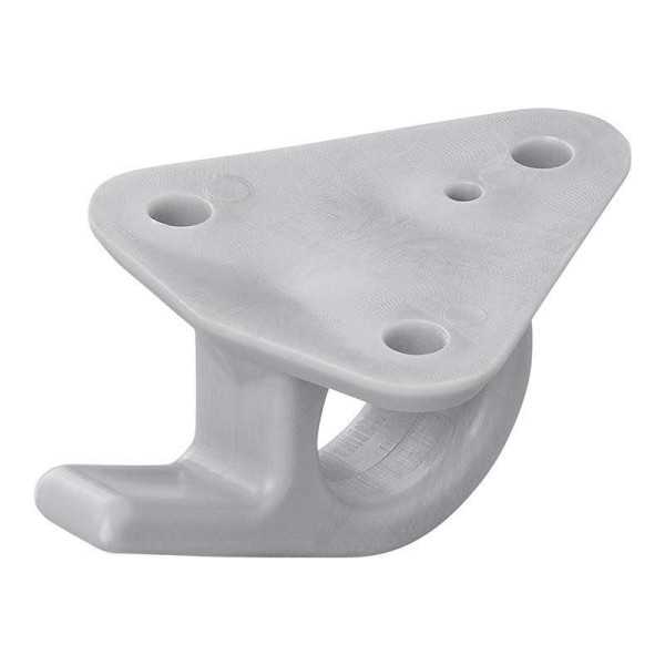 Crochet plastique pour corde avec un oeil 48x45mm 5 pièces dans bli...