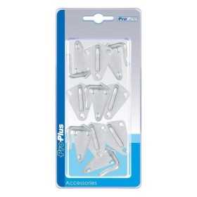 Crochet mÃ©tal pour corde 40x45mm soudÃ© 10 piÃ¨ces dans blister