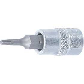 Douille Ã  embouts 6 3 mm 1/4" profil T pour Torx avec perÃ§age T9