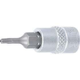 Douille Ã  embouts 6 3 mm 1/4" profil T pour Torx avec perÃ§age T8