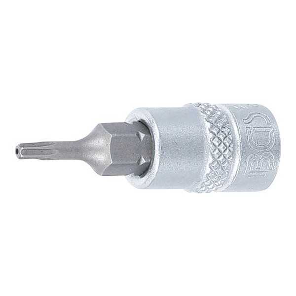 Douille Ã  embouts 6 3 mm 1/4" profil T pour Torx avec perÃ§age T8